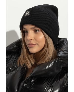 Moose Knuckles Wool Hat - Black