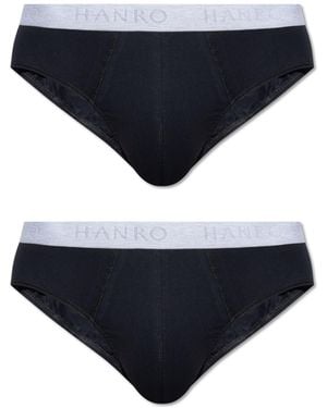 Hanro Briefs Two-Pack - Black