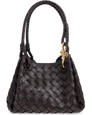 Bottega Veneta Handbag 'Parachute Small' - Black