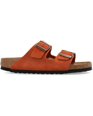 Birkenstock 'Arizona Bs' Slides - Brown