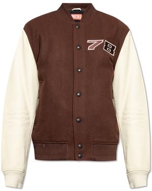 DIESEL Jacket 'L-Kopf' - Brown