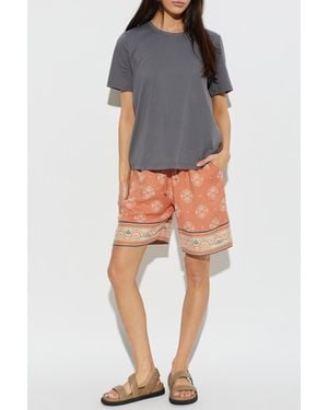 Hanro Shorts From The 'Urban Casuals' Collection - Orange
