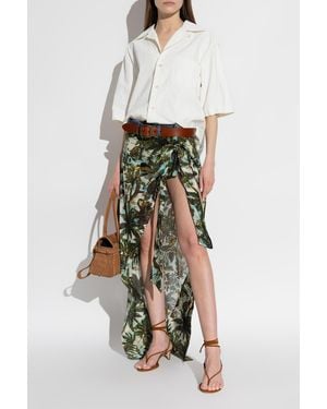 DSquared² Linen Short-Sleeve Shirt - White