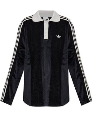 adidas Originals Polo Made From Combined Materials - Blue