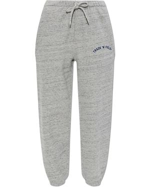 DSquared² Joggers With Printed Logo - Grey