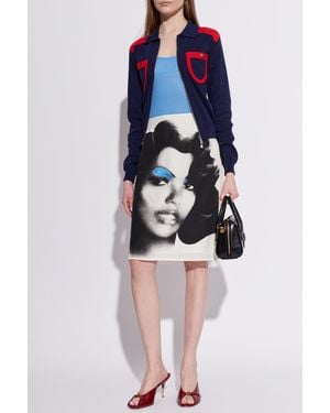 Versace Wool Sleeveless Top - Blue