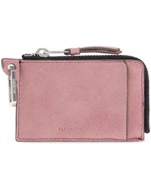 AllSaints 'Remy' Card Holder - Pink