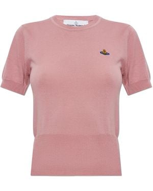 Vivienne Westwood Wool Jumper 'Bea' - Pink