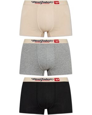 DIESEL Three-Pack Of Boxer Shorts 'Damien-Dnm-A-3Pack' - White