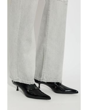DIESEL 'D-Jewels' Heeled Ankle Boots - Gray