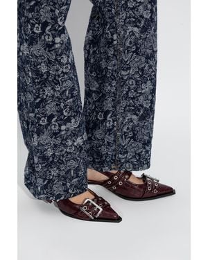 Ganni Heeled Shoes - Blue