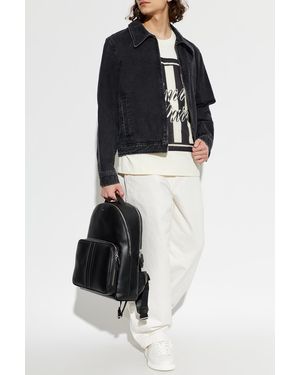 Ami Paris Wide-Leg Jeans - Black