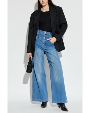Munthe Ribbed Top 'Boma' - Blue