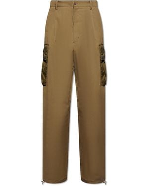 Moncler Cargo Trousers - Natural