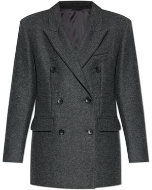 Isabel Marant Short Coat "Isidora" - Black