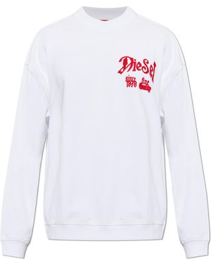 DIESEL Sweatshirt 'S-Boxt-Aa2' - White