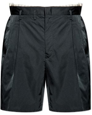 Maison Margiela Pleated Shorts - Grey