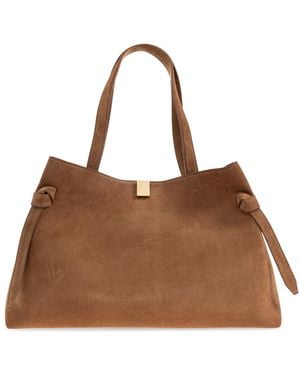 Yuzefi Shoulder Bag 'Gyoza Tote' - Brown