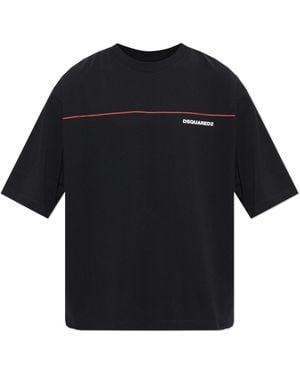 DSquared² T-Shirt With Logo - Black