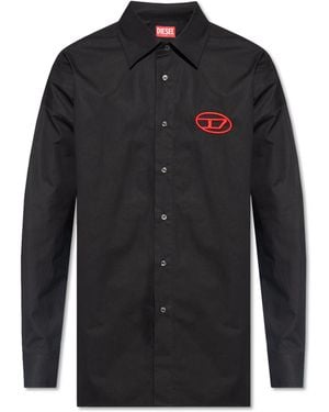 DIESEL Shirt 'S-Simply-D' - Black