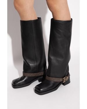 MICHAEL Michael Kors Colby Heeled Boots - Black