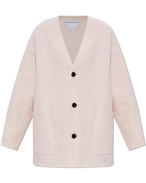 Bottega Veneta Short Coat - White