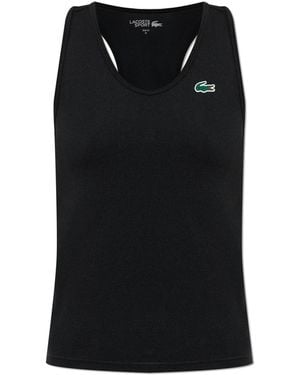 Lacoste Top With Exposed Shoulders - Black