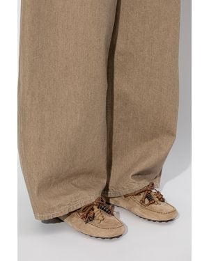 Tod's 'Gommino' Loafers - Natural