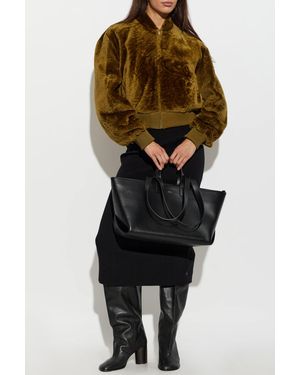 Arma Reversible Shearling Coat 'Azra' - Black