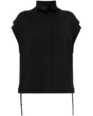Max Mara Wool Vest 'Collana' - Black