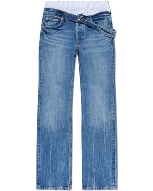 Alexander Wang Jeans With Slightly Tapered Legs - Blue