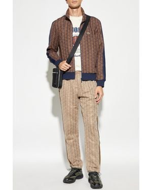 Lacoste Sweatshirt With Logo - Natural