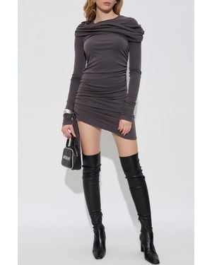 MISBHV Draped Dress - Black