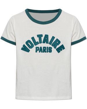 Zadig & Voltaire T-Shirt With Logo - Grey