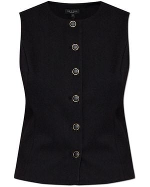 Rag & Bone Irina Vest - Black