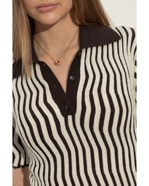 Bottega Veneta Necklace With Pendant - Black