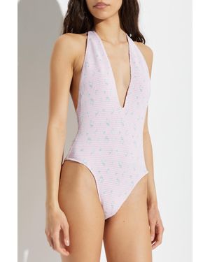 LoveShackFancy One-Piece Swimsuit 'Gienna' - Pink