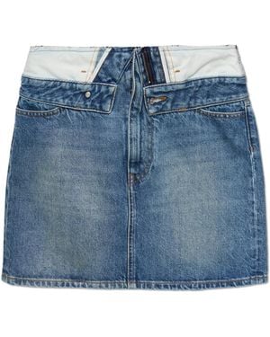 MM6 by Maison Margiela Denim Skirt - Blue