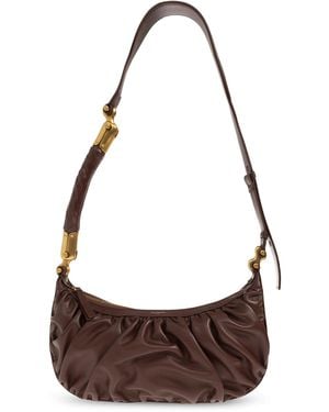 Balmain Shoulder Bag 'Hobo Medium' - Brown