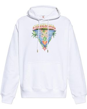 CASABLANCA Sweatshirt With Print - White