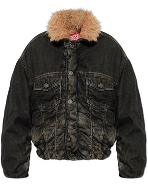 DIESEL Insulated Jacket 'D-Curly-Fsj' - Black