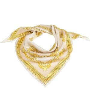 Versace Silk Scarf - Metallic