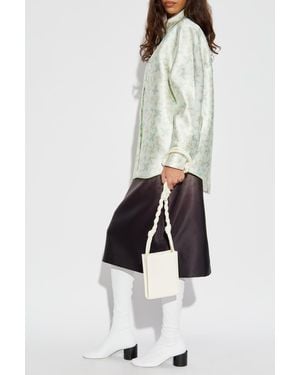 Jil Sander Shirt With Floral Motif - White