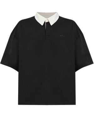adidas Originals “Oversize” Polo Shirt - Black