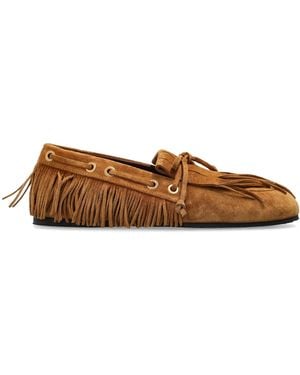 Etro Leather "Loafers" Shoes - Brown