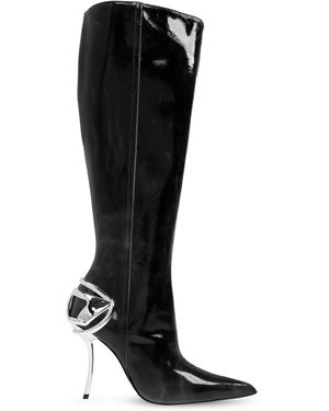 DIESEL Heeled Boots 'D-Ten&Half' - Black