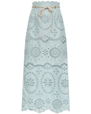 Zimmermann Lace Skirt - Blue
