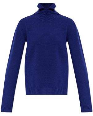 Jil Sander Wool Turtleneck - Blue