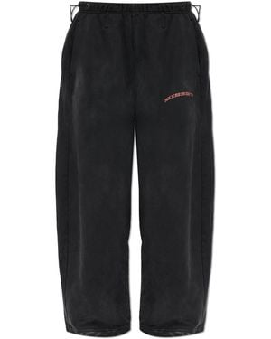 MISBHV Wide-Leg Joggers - Black
