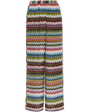Missoni Wide-Leg Trousers - White